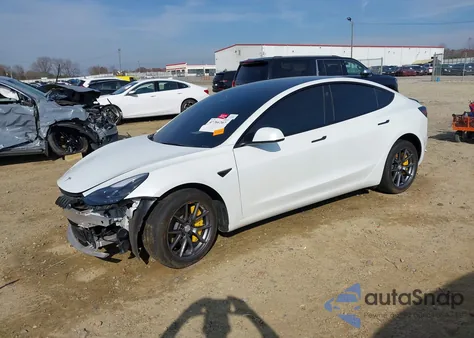 2023 Tesla Model 3 Rear-Wheel Drive from USA, damaged, VIN 5YJ3E1EA4PF497183